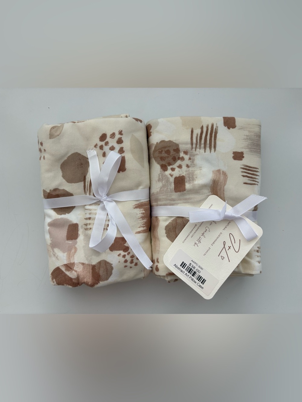 Jax + Lennon Bamboo Pillowcase - Abstract Art